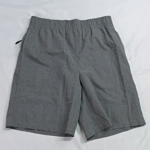 Pathology Medium x 9" Gray Pull On Compression Built In Brief‎ Athletic Shorts